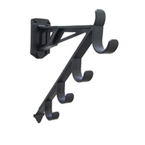  NA Black Ski Storage Rack Wall Mount Holder