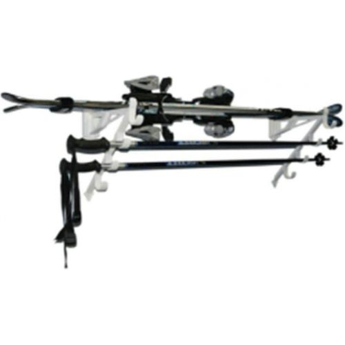  NA Black Ski Storage Rack Wall Mount Holder