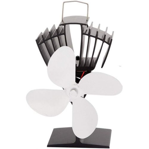  N/A N/A ASHao 4 Blade Heat Powered Stove Fan with Thermometer for Wood / Log Burner/Fireplace increases 80% more warm air than 2 Blade Fan