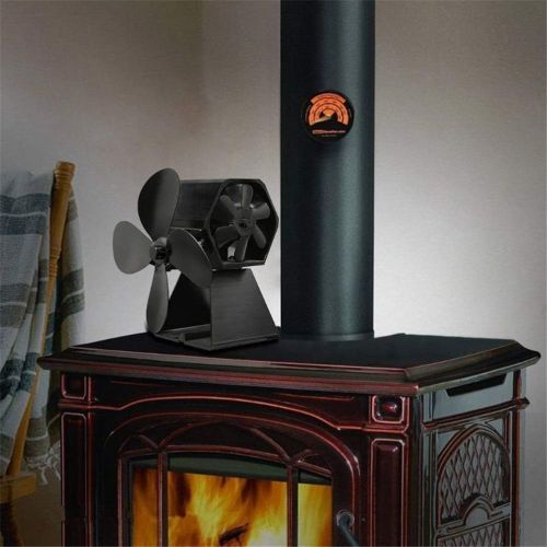 N/A N/A ASHao Double Wood Stove Fan, 10 Blade Fireplace Fan Heat Powered, Thermal Fan for Wood Stove/Burner/Woodburning Stove Top, Eco Friendly Fans