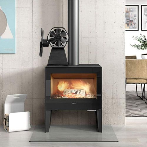  N/A N/A ASHao Double Wood Stove Fan, 10 Blade Fireplace Fan Heat Powered, Thermal Fan for Wood Stove/Burner/Woodburning Stove Top, Eco Friendly Fans