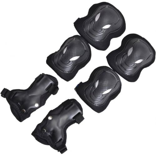  NACOLA 6PCS Adult Knee Pads Elbow Pads Wrist Guards Protective Gear Set for Skateboard Skatings Scooter