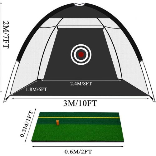  [아마존베스트]NAIZEA Golf Net Golf Hitting Nets with Target, Foldable Training Aids Practice Nets, Golf Approach Practice Net Golf Hitting Cage Grassland Practice Tent, Driving Swing Chipping fo
