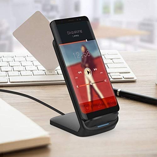  [아마존 핫딜] [아마존핫딜]NANAMI Upgraded Fast Wireless Charger Fast Wireless Charging Stand Compatible Samsung Galaxy S10+/S10/S9+/S9/S8/S8+/S7/S7 edge/Note 10+/10/9/8/5 & Qi Charger Compatible iPhone XS/X