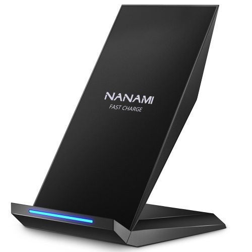  [아마존 핫딜]  [아마존핫딜]Fast Wireless Charger, NANAMI Qi Ladegerat fuer iPhone XS/ XS Max/ XR/ X/ 8/ 8 Plus, kabelloses Induktive Ladestation Schnellladestation fuer Samsung Galaxy S10 S10+ S10e S9+ S8 Plus