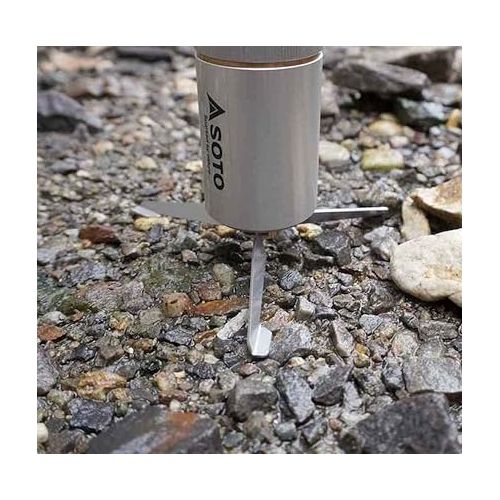  NANGOGEAR 11376 (TC-ST) Hinoto Stabilizer, Gas Lantern, Fall Prevention, Foldable, Compact, Outdoor, Solo Camping, CNC Machined