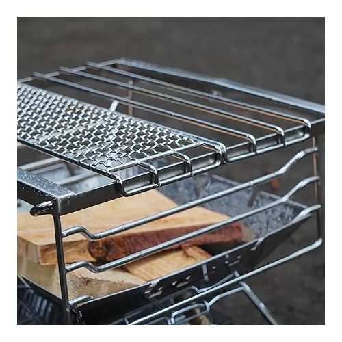  NANGOGEAR 11310-M(MTG-HM) Bonfire Lostle, 14.2 inches (360 mm) for Campfire Grill, Hard Type