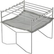 NANGOGEAR 11104-H2 Campfire Stand Fire Pit, Stainless Steel Mesh, Solo Grill (SOLO-202-H2)