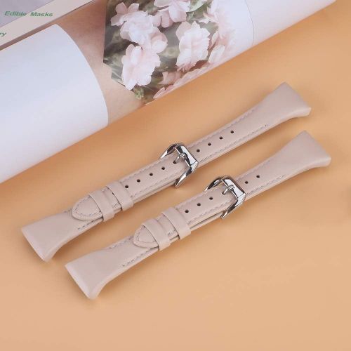  [아마존베스트]NANW Bands Compatible with Fitbit Charge 3, Slim Genuine Leather Wristband Replacement Accessories Strap for Women Men Compatible with Fitbit Charge 3 / Charge 3 SE Small Large