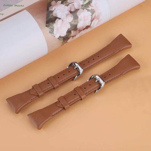  [아마존베스트]NANW Bands Compatible with Fitbit Charge 3, Slim Genuine Leather Wristband Replacement Accessories Strap for Women Men Compatible with Fitbit Charge 3 / Charge 3 SE Small Large