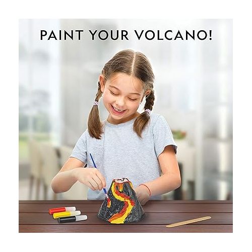  NATIONAL GEOGRAPHIC Ultimate Volcano Kit - Erupting Volcano Science Kit for Kids, 3X More Eruptions, Pop Crystals Create Exciting Sounds, STEM Science & Educational Toys (Amazon Exclusive)