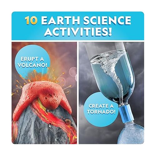  NATIONAL GEOGRAPHIC Mega Science Lab - Science Kit for Kids with 75 Easy Experiments, Featuring Earth Science, Chemistry Set, and Science Magic STEM Projects for Boys and Girls (Amazon Exclusive)