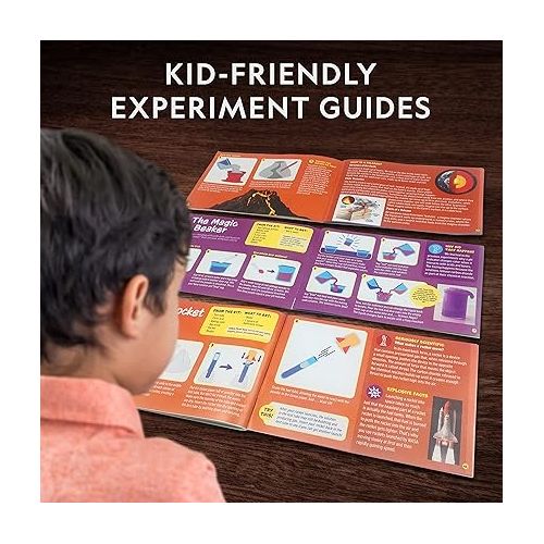  NATIONAL GEOGRAPHIC Mega Science Lab - Science Kit for Kids with 75 Easy Experiments, Featuring Earth Science, Chemistry Set, and Science Magic STEM Projects for Boys and Girls (Amazon Exclusive)