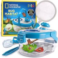 NATIONAL GEOGRAPHIC Bug Catcher Kit for Kids - Kids Bug Habitat with Magnified Viewer, Bug Catcher, Tweezers & Learning Guide, Insect Habitat, Outdoor Toys, Kids Bug Catching Kit, Bug Cage, Bug Box