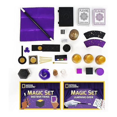  NATIONAL GEOGRAPHIC Mega Magic Set - More Than 75 Magic Tricks for Kids to Perform with Step-by-Step Video Instructions for Each Trick Provided by a Professional Magician (Amazon Exclusive)