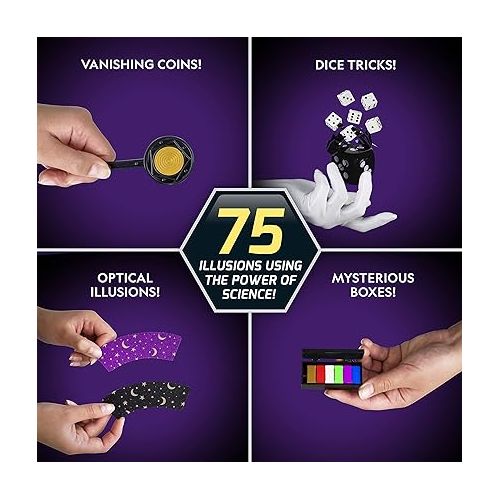  NATIONAL GEOGRAPHIC Mega Magic Set - More Than 75 Magic Tricks for Kids to Perform with Step-by-Step Video Instructions for Each Trick Provided by a Professional Magician (Amazon Exclusive)