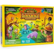 NATIONAL GEOGRAPHIC My First Safari Board Game for Kids 4-6 - Animal Game for Kids & Adults, Cooperative Fun Perfect for Family Game Night, Kids Board Games, Games for Family Night