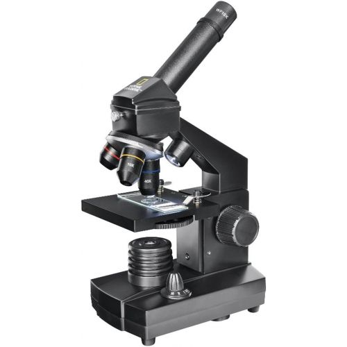  [아마존베스트]NATIONAL GEOGRAPHIC Advanced Compound Microscope for Kids  Battery Powered 40X-1024X Zoom Microscope Including Science Kit - LED Illumination & USB Eyepiece Directly Connects to C