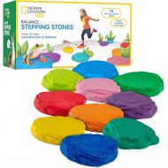 NATIONAL GEOGRAPHIC Balance Stepping Stones - Early Learning and Development for Kids with 10 Soft Stones