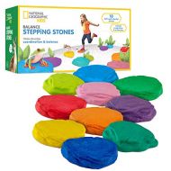 NATIONAL GEOGRAPHIC Balance Stepping Stones - Early Learning & Development for Kids with 5 Soft Stones