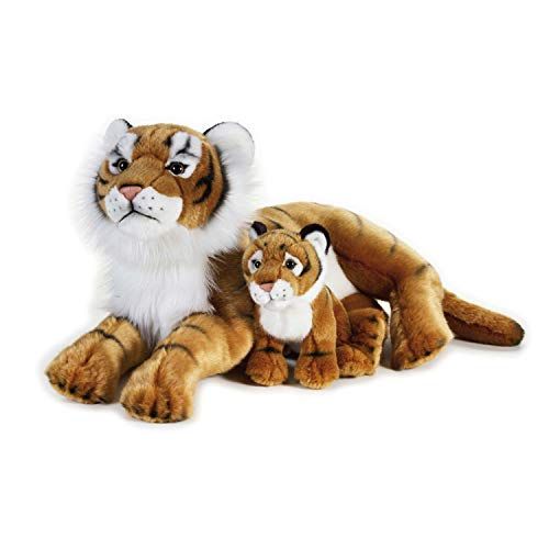  National Geographic Tiger with Baby Plush Set