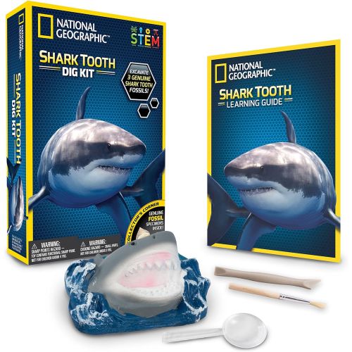  NATIONAL GEOGRAPHIC 80473 Shark Teeth Dig Kit