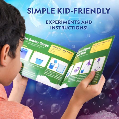  [아마존베스트]NATIONAL GEOGRAPHIC Magic Chemistry Set - Perform 10 Amazing Easy Tricks with Science, Create a Magic Show with White Gloves & Magic Wand