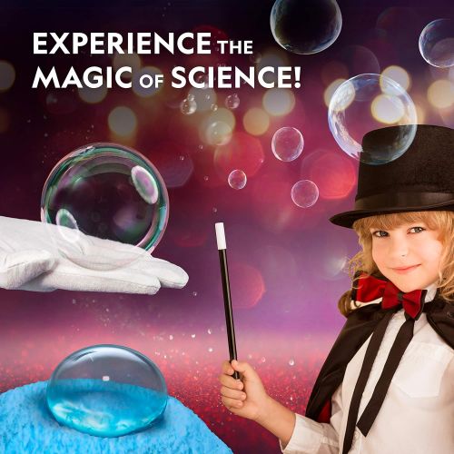  [아마존베스트]NATIONAL GEOGRAPHIC Magic Chemistry Set - Perform 10 Amazing Easy Tricks with Science, Create a Magic Show with White Gloves & Magic Wand