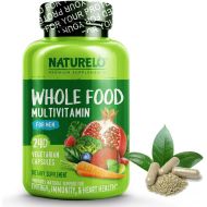 [아마존 핫딜] [아마존핫딜]NATURELO Whole Food Multivitamin for Men - Natural Vitamins, Minerals, Antioxidants, Organic Extracts - Vegetarian - Best for Energy, Brain, Heart, Eye Health - 240 Vegan Capsules