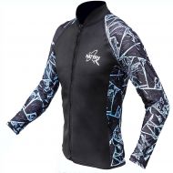 NATYFLY Wetsuit Jacket Long Sleeve Neoprene Wetsuits Top for Men/Women