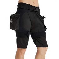NATYFLY Wetsuit Scuba Shorts with Pocket,Neoprene Dive Tech Shorts for Diving Snorkeling Paddling Surfing