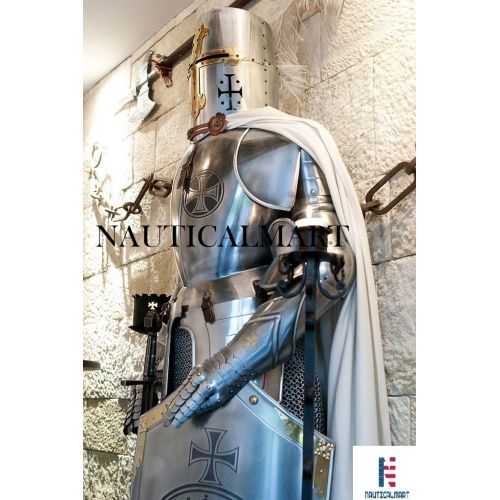  [아마존베스트]NauticalMart Medieval Wearable Knight Crusader Full Suit of Armor Costume