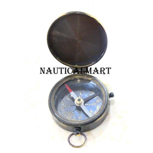  NAUTICALMART Thoreaus Go Poem Engraved Vintage Nautical Antique Brass...