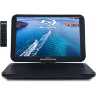 [아마존베스트]NAVISKAUTO 14 Portable Blu-Ray DVD Player with 1920X1080 HD Large Screen, 4000mAh Rechargeable Battery, Support HDMI in/Out, USB/SD Card Reader, MP4 Video Playback (HDMI Cable Incl