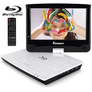 10.1 Portable Blue Ray DVD Player Support HDMI Output, Sync Screen, Resume, AV Out & in, 1080P Video, USB SD, Dolby Audio - NAVISKAUTO