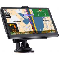 NAVRUF GPS Navigation for Car, Latest 2022 Map,7 inch Touch Screen Real Voice Spoken Turn-by-Turn Direction Reminding Navigation System for Cars, Vehicle GPS Satellite Navigator with(Free