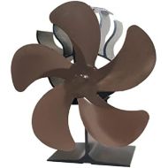 NAYIYE 5 Blades Silent Stove Fan Home Fireplace Fan Efficient Heat Distribution Quiet Wood Stove Fan Small Ideal Gift for Home 5 Blades Stove Fan Heat Powered No Need for Battery or Elect