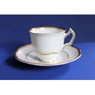 NAttic Rare collectible Crescent white and gold Coffee Cup and Saucer