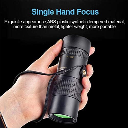  [아마존베스트]-Service-Informationen NBAA 4K 10-300 x 40 mm Super Tele Zoom Monocular Telescope Portable with Phone Clip and Tripod 7.87 Inches Magnification: 7-17 Times, Field of View: 230-110FT 1000YDS