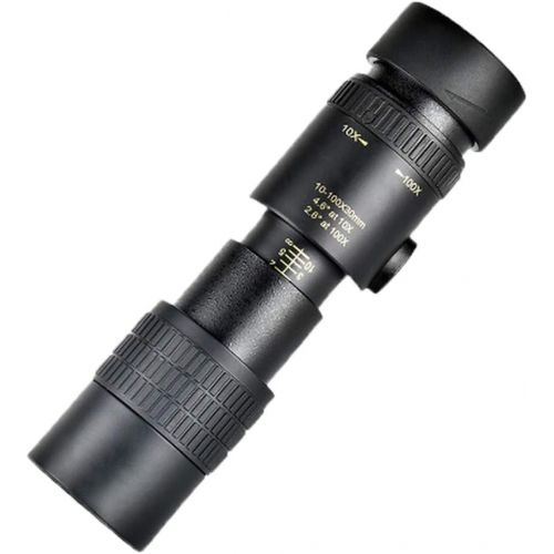  [아마존베스트]-Service-Informationen NBAA 4K 10-300 x 40 mm Super Tele Zoom Monocular Telescope Portable with Phone Clip and Tripod 7.87 Inches Magnification: 7-17 Times, Field of View: 230-110FT 1000YDS