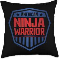 NBC American Ninja Warrior Logo Throw Pillow, 18x18, Multicolor
