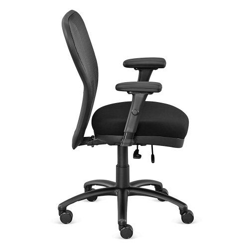  Black Fabric Big and Tall Mesh Chair - NBF Signature Series Performa Collection