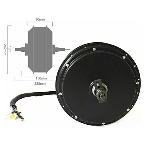  NBpower QS V3 5000W Motor Highest Torque Electric Bike hub Motor 10kw Peak Power,50H Magnet,High Speed 5000W V3 Motor