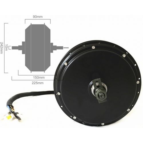  NBpower QS V3 5000W Motor Highest Torque Electric Bike hub Motor 10kw Peak Power,50H Magnet,High Speed 5000W V3 Motor