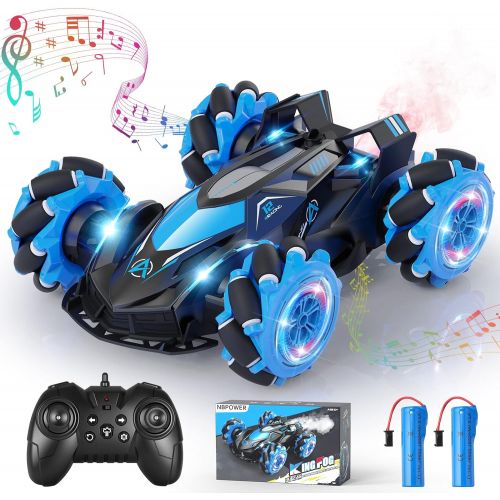  NBPOWER Remote Control Cars for Boys 8-12, RC Stunt Cars 1/14 Scale, Drift Car for Boys