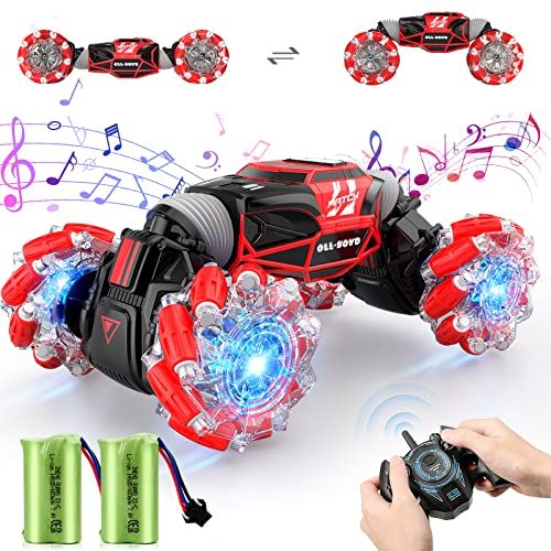  NBPOWER Remote Control Car for Boys 8 12, 4WD Rc Cars / Off Road Rc Car / Rc Stunt Cars with 2 Rechargeable Batteries (1:16 Scale