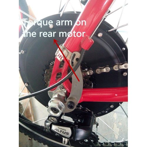  [아마존베스트]NBPower Torque arm-Universal for E-Bike Electric Bicycle -Front or Rear,M14 for E-Bike Conversion Kit,Electric Bike kit Torque arm for BLDC hub Motor