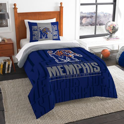  NCAA Collegiate Modern Take University of Memphis Comforter Set