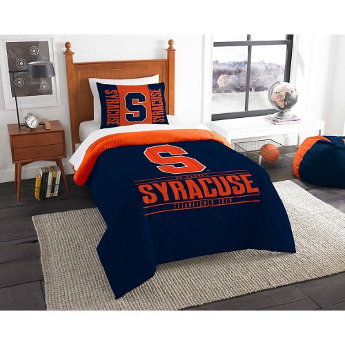  NCAA Syracuse University Modern Take Comforter Set