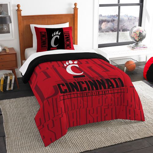  NCAA Collegiate Modern Take University of Cincinnati Comforter Set
